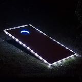 Cornhole Ring Lights and Cornhole Edge Lights, LED Cornhole Lights fit for Standard Cornhole Boards and Cornhole Bags
