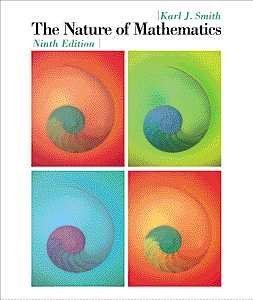 The Nature of Mathematics (Available Titles Cen... 0534380905 Book Cover
