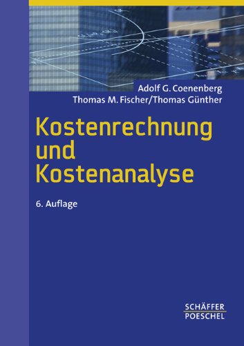 Kostenrechnung Und Kostenanalyse Pdf Download Adolf G Coenenberg Pedocave