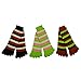 RSG Hosiery Funky Striped Toe Socks Kids/Children 3-Pack (Black/Red/Lime)