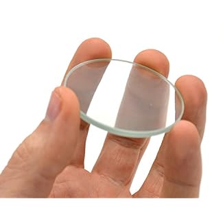Double Convex Lens, 50mm Focal Length, 2″ (50mm) Diameter – Spherical, Optically Worked Glass Lens – Ground Edges, Polished – Great for Physics Classrooms – Eisco Labs