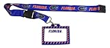 FLORIDA GATORS LANYARD-FLORIDA GATORS ID HOLDER WITH LANYARD