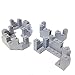Lego Parts: Knights Kingdom - Castle Roof Turret Top 4 x 8 x 2 1/3 (Service Pack of 4 - Light Bluish Gray)