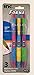 Forma Ball Point Retractable Black Ink W/Multi Colored Barrel 1 Pack Of 3