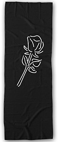 Yoga Mat Towel Non Slip Polar Fleece TESSA Rose Brook Yoga Mat Towels 72 x 24 Inch