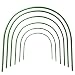 F.O.T 6Pcs Greenhouse Hoops Rust-Free Grow Tunnel Tunnel, 4ft Long Steel with Plastic Coated Plant Supports for Garden Fabric, Plant Support Garden Stakes