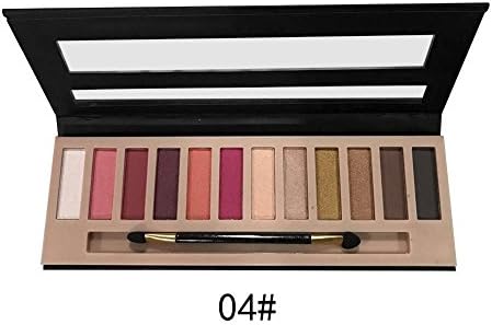 Lasting eye shadow tray 12 Colors Eye Shadow Palette Earth Tone Burgundy Grapefruit Color Makeup Eye Shadow Peach makeup No flying powder