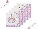Unicorn Party Birthday Supplies Kit High Quality Serves 16 Guests, includes a Table Cover, a Unicorn Banner, Cute Cups, Colorful Cutlery, 2-set Plates. Perfect to Host a Special Party for Your Girl