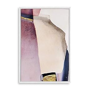 SIGNFORD Framed Canvas Home Artwork Decoration Golden Abstract...