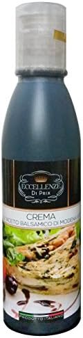 Eccellenze di Prix: "Crema all'aceto Balsamico di Modena" Balsamic Vinegar of Modena PGI Cream - 5.7 Fluid Ounces (150ml) Bottle [ Italian Import ]