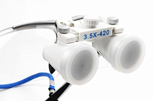 Dental Power 3.5X Binocular Loupes 420mm Working Distance Glasses
