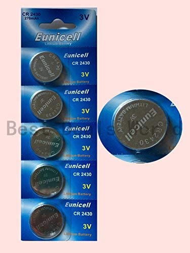 10 pcs CR2430 Card 3v Lithium Battery Compatible with 2430 5011C BR2430 CR2430 DL2430 ECR2430 E-CR2430 GPCR2430 KCR2430 KECR2430 KL2430 L20 L2430 LF1/2W plus Hillflower Coupon