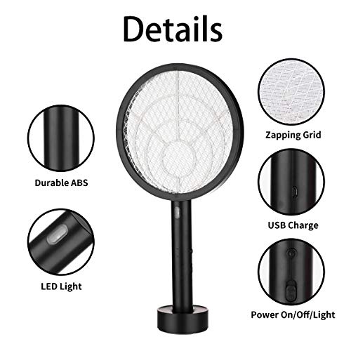 Bug Zapper 4000V Fly Swatter Zap Mosquito for Indoor and Outdoor