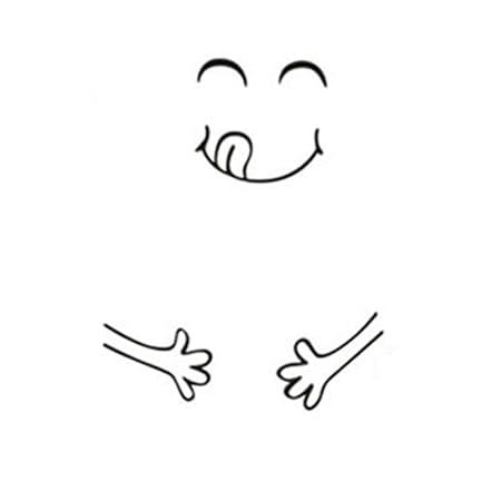 Wall Sticker Divertido refrigerador Pegatinas Smiley Creativo ...