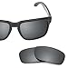 Revant Replacement Lenses for Oakley Holbrook sunglasses, UV Protection, Anti-Scratch and Impact Resistant, Polarized Black Chrome Mirrored