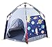 UTEX Automatic Instant 66 inches 6 Kids Play Tent for Indoor or Outdoor Fun,Kids Beach Tent Sun Shelter with Zippered Mesh Front, Camping Playhouse Indoor Playground (Space Module)