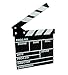 Director’s Film Movie Clapper Slate Chalkboard Professional Vintage Clapper Slate Board Cut Action TV Movie Clapperboard - Decor (7.5” x 8”)