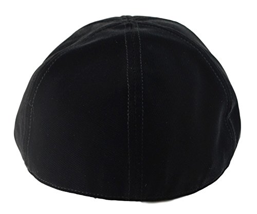 Mens Fall, Winter 6pannel Duck Bill Curved Ivy Looks Velvet Hat S/M L/XL 3Colors ((L/XL) 23in / 7 3/8 / 59 cm, Black)