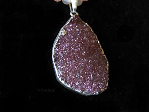 Pomegranate Druzy Necklace
