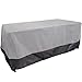 Reusable Revolution Dining Table Cover - Weather Resistant Patio Furniture Cover (Grey w Dark Grey Trim)