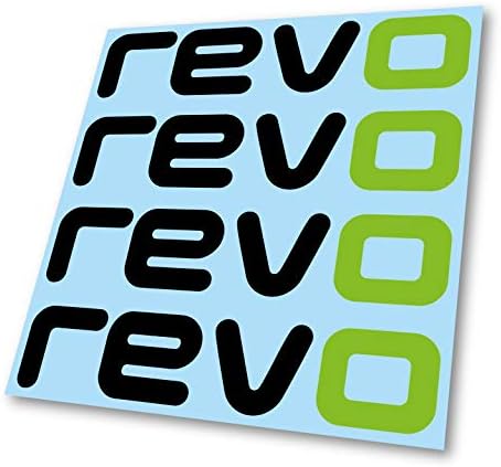 GraphicFX x4 Revo Technik Badge Logo High Temp Mud Flap Mudflap Rally Decals Stickers