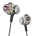 WSCSR in-Ear Headphones Earbuds High Resolution Heavy Bass with Mic for Smart Android Cell Phones Samsung HTC Lg G4 G3 Mp3 Mp4 Earphones (Black)thumb 1