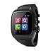 PowerLead Sw3 PL-M7 Newest Smart Watch Phone Android 4.2.2 OS Dual-core CPU 3G/GSM/WCDMA 1.54 Inch IPS Capacitive Screen Sports Pedometer Smartwatches Heart Rate Monitor GPS Waterproof 5.0 MP Camera BluetoothWatch phone(Black)