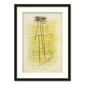 Black Framed Canvas Wall Art Famous Painting Home Artwork Decoration for Living Room, Bedroom - 23x31 inches