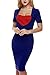 ANGVNS Women's Vintage Wear to Work Pinup clothing Cocktail Pencil Bodycon Dress