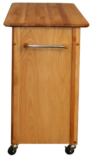 Catskill Craftsmen Butcher Block Island with Raised Panel Doors
