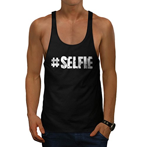 Buy Hashtag Selfie Camera Vain Photo Men S Gym Tank Top Wellcoda