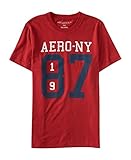 Aeropostale Men's Aero Ny 1987 Graphic T Shirt S Crimson Tide