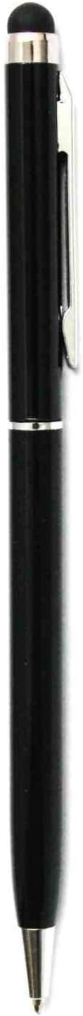 Deet® Mobile Smartphone Touch Screen Stylus Pen with Biro - Metallic Black