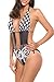 Avidlove Women's Sexy One Piece Padded Swimsuit Polka Dot Monokini Bathing Suit