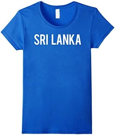 Womens Sri Lanka T Shirt Cool new lankan fan funny cheap gift tee Medium Royal Blue