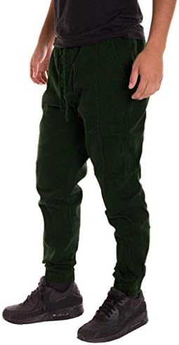 WOCACHI Men Pants Men 2018 Trousers Sweatpants Slacks Casual Elastic Sportwear Baggy Pants