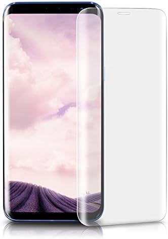 Atill - S8 Plus Clear/ Transparent Tempered Glass Samsung Screen Protector 3D Curved Full Coverage Ultra Clear Shatter (Clear)