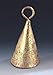 Dozen Cone-Shaped Tin Bells w/ Metal Hammer 2.25
