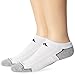 adidas Men's Climacool II No Show Sock (2-Pair), White/Black/Aluminum 2, Size 6-12