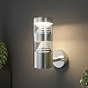 NBHANYUAN Lighting® LED-buitenwandlamp Roestvrij staal Buitenwandlamp voor tuinwandarmatuur 3000K Warm wit…
