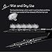 Hair Flat Iron 60W Hair Straightener with Steam Fast Heat Up 4 Level Adjustable Temperature,Built-in Nano PTC,1.77 Inch Wide,Treatment for Dry Wet Hair Home Salon Blackthumb 4