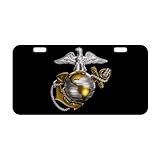US Marine Corps License Plate - United States Marines Logo