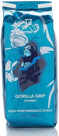 FrictionLabs Gorilla Grip 10oz (283g) - Chunky Texture - The New Standard in Chalk for Rock Climbing, CrossFit, and Powerlifting by FrictionLabs