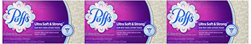 Puffs Ultra Soft Facial Tissues-124 ct, 3pk (Packaging may vary) - //coolthings.us