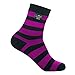 DexShell Ultralite Bamboo Waterproof Socks, Pink Stripe, Medium