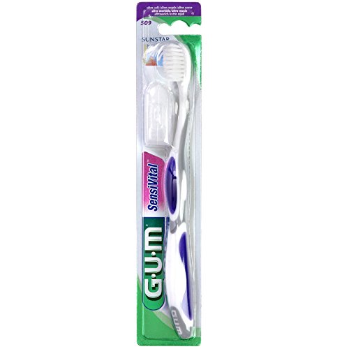 GUM Sensitivital Toothbrush, Extra Soft, Pack of 6
