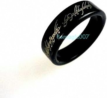 Black Engraved Wizard PK Ring Magnetic Ring (available at 18,19,20mm) - Magic Accessories