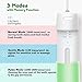 Water Flosser Portable Cordless Dental Oral Irrigator Mini Rechargeable Electric Flossing for Clean Teeth with 3 Modes IPX7 Waterproof for Home Travel Office Braces and Bridges Care Gift by Lächen