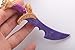 Generic Dota 2 Keychain Lothar's Edg Purple Alloy 12cm Knife Model Keychain