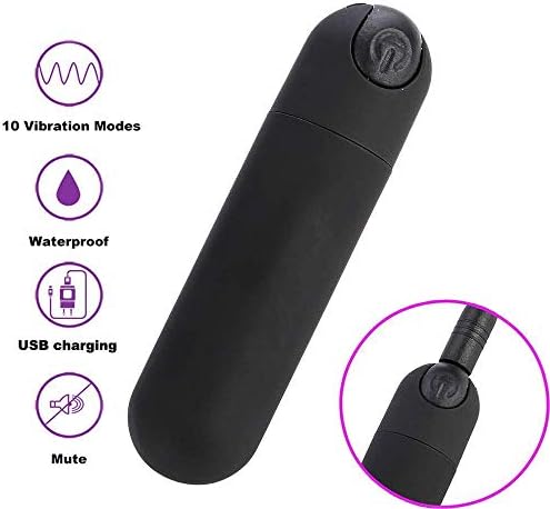 Mini Bullet USB Chargeable Strong Ví-bratór 10 Speed Vibrating ānal Ví-bratór Clitoral G-Spót Stí-múlator Māssàge Toys for Women